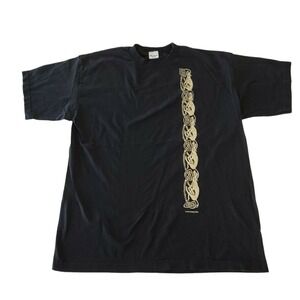 VTG Living In Skin Men's T-Shirt Tee 90's 1997 100% Cotton‎